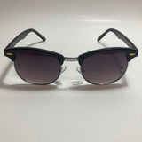mens and womens black and silver clubmaster sunglasses
