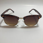 mens and womens brown and gold clubmaster sunglasses