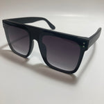 womens black oversize square sunglasses with black lenses