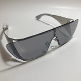 silver and gray futuristic sunglasses