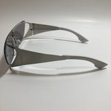 silver and gray futuristic sunglasses