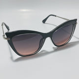 womens pink and black cat eye sunglasses