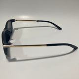 mens and womens gold and black square sunglasses