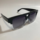 black mens and womens square aviator sunglasses