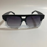 black mens and womens square aviator sunglasses