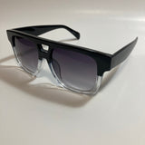 black mens and womens square aviator sunglasses