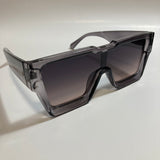 mens and womens gray oversize square sunglasses 