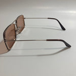 mens and womens brown and gold aviator sunglasses