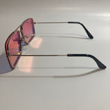 mens and womens gold and orange aviator sunglasses