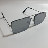 mens and womens silver and gray aviator sunglasses