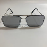 mens and womens silver and gray aviator sunglasses