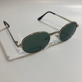 womens green and gold rhinestone sunglasses