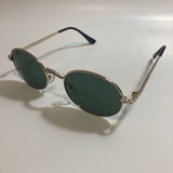 womens green and gold rhinestone sunglasses