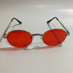 womens red and gold rhinestone sunglasses