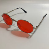 womens red and gold rhinestone sunglasses