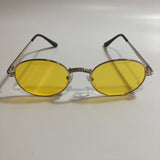 womens yellow and gold rhinestone sunglasses