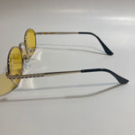 womens yellow and gold rhinestone sunglasses