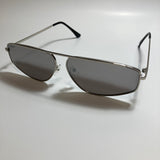  mens and womens gray and silver futuristic sunglasses