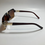 mens and womens brown and gold gazelle sunglasses