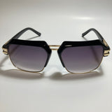 mens and womens black blue and gold gazelle sunglasses
