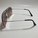 mens and womens pink black and gold shield aviator sunglasses